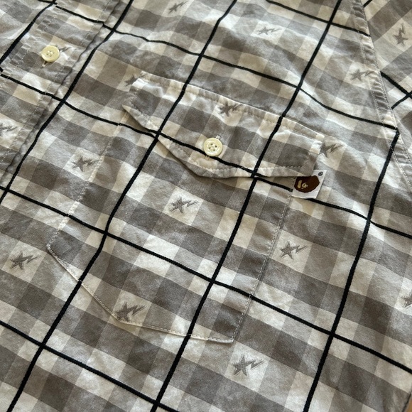 A Bathing Ape casual button-down Men’s M - Picture 2 of 6